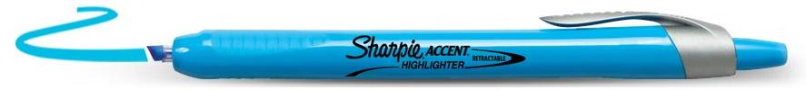 Sharpie 27026 Accent Hi-lighter -Pocket Style Green   - 12/pkg - 