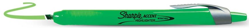 Sharpie Accent Hi-lighter  Chisel Asst 4/PKG